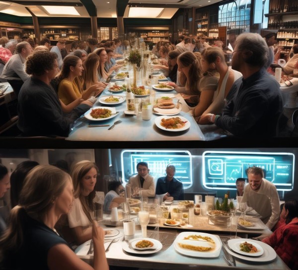 224年7月餐饮行业，堂食与点菜的区别